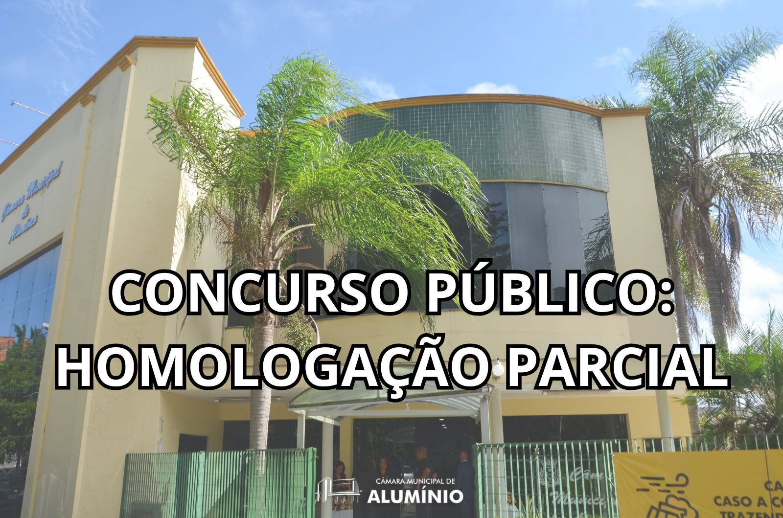 CONCURSO PÚBLICO 01/2025 - HOMOLOGAÇÃO PARCIAL