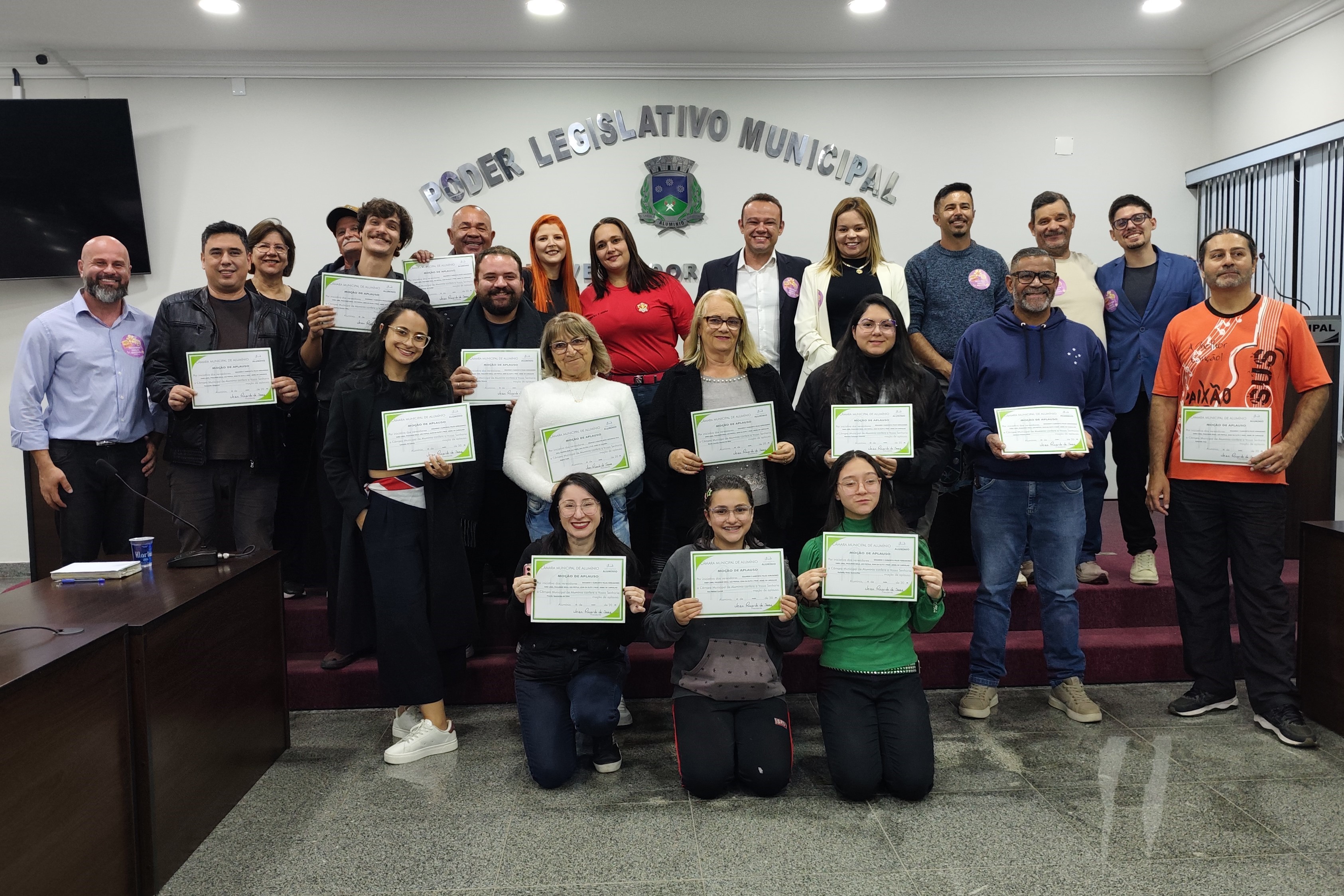 CÂMARA HOMENAGEIA PARTICIPANTES DA ENCENAÇÃO DA PAIXÃO DE CRISTO