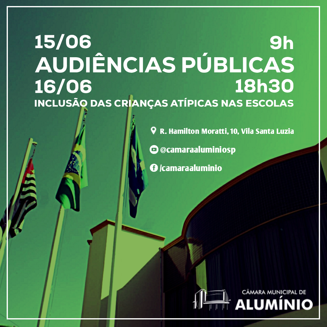 INCLUSÃO DE CRIANÇAS ATÍPICAS É TEMA DE AUDIÊNCIAS PÚBLICAS NA CÂMARA
